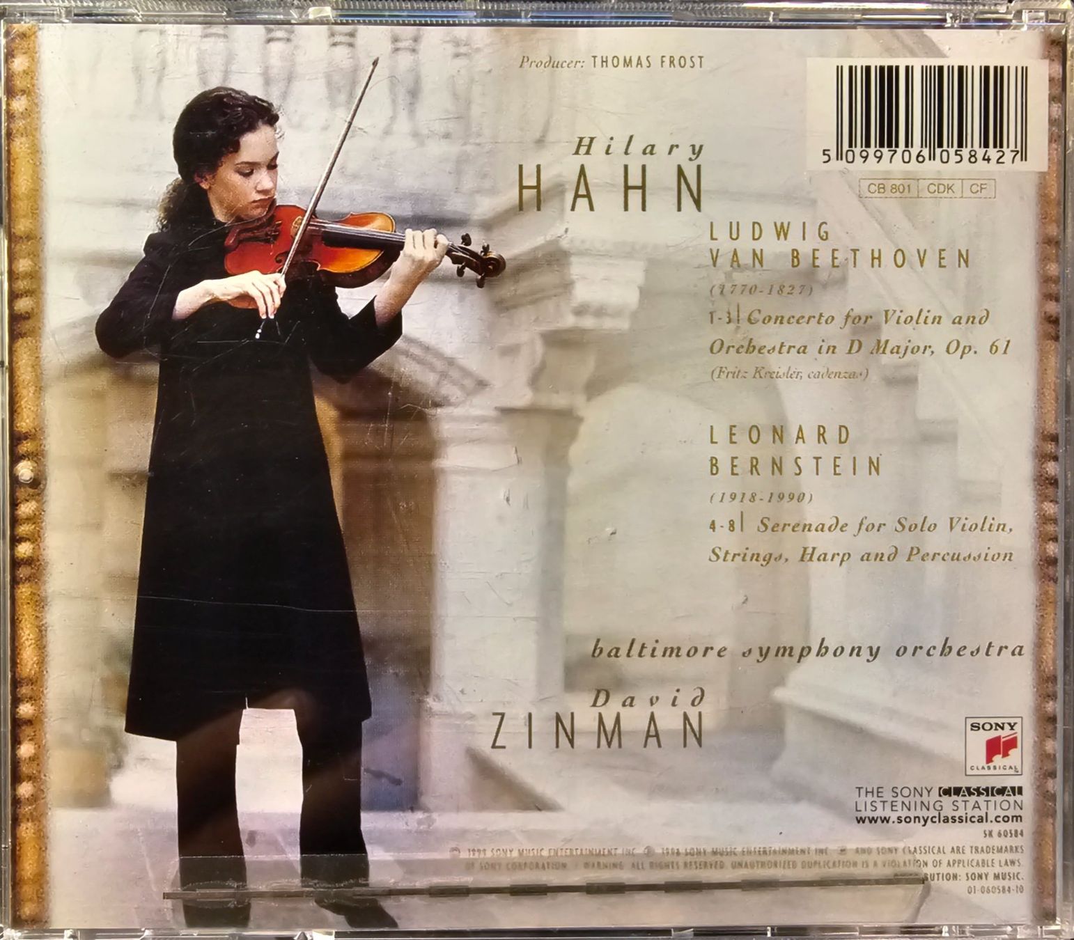CD: Hilary Hahn - Violin Concerto / Serenade – Usato da Wahlen b. Laufen venduto da Cg10 1