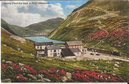 Karte Oberalp-Passhöhe mit Oberalpsee 1928