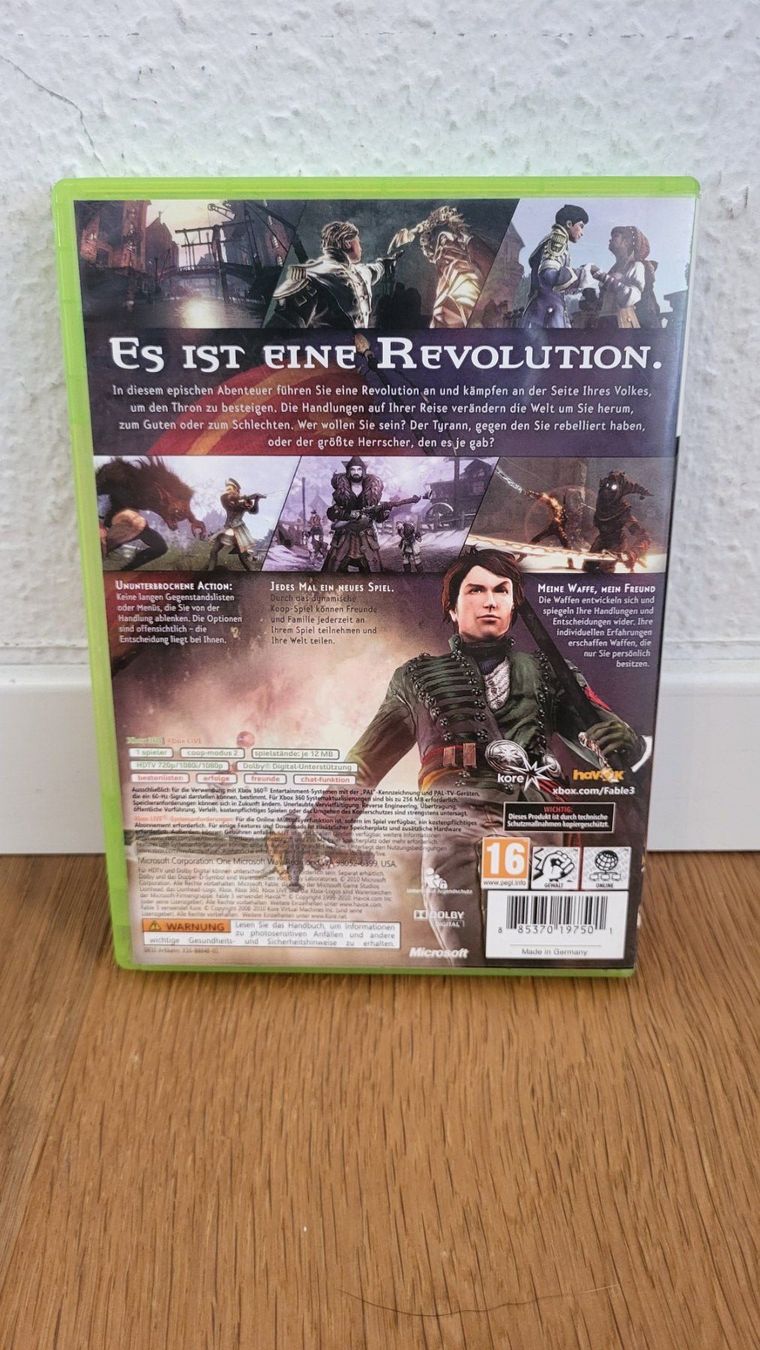 Microsoft Giochi: Xbox 360 - Fable 3 – Usato da Münsingen venduto da DigitaleSpielecke 1
