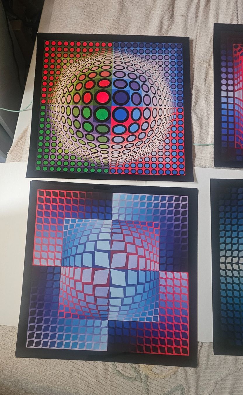 Grafica & Litografie: Vasarely Progressions 1 , Neuchâtel 1972 – Usato da Etoy venduto da angi020 2