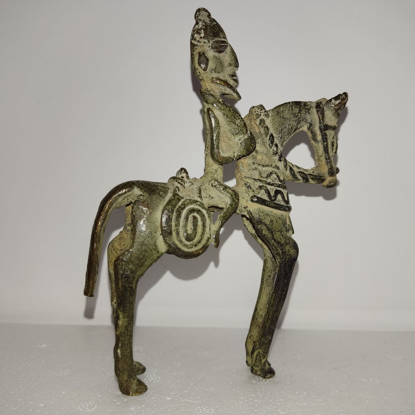 Statuette: Dogon Reiter Figur, 14 cm Hoch – Usato da Rieden SG venduto da res1291