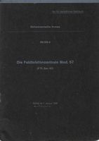 Die Feldtelefonzentrale Mod.57  1965