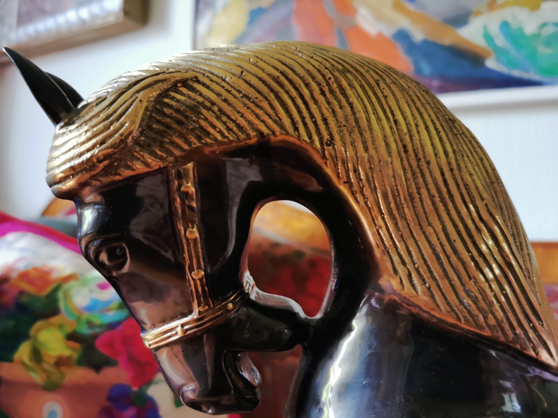 Skulpturen & Statuen: Byzantinisches Pferd aus Bronze – Gebraucht aus Stein am Rhein von fortin_bras 3