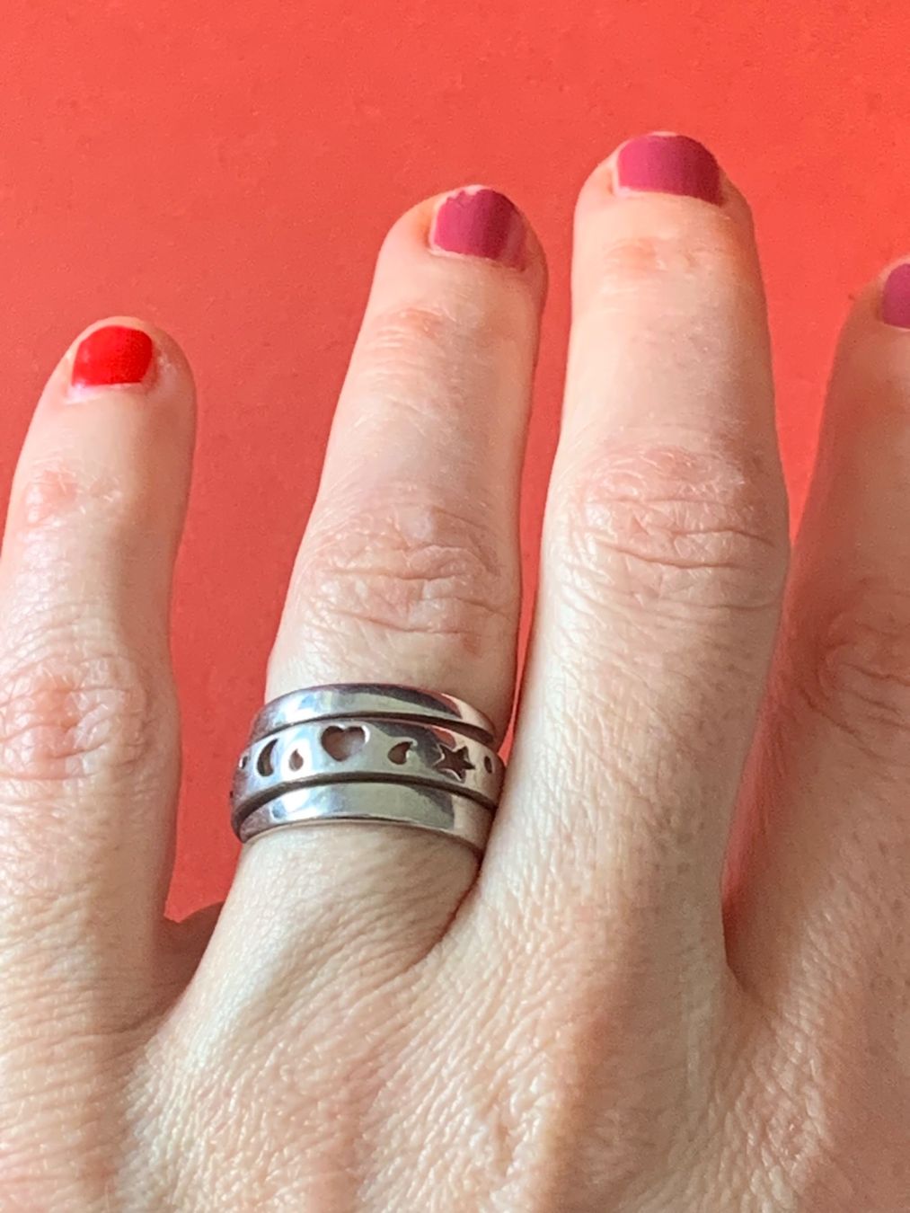 Anelli: Silberring Herz und Mond (54) – Usato da Laufen venduto da Bellebellezza 2