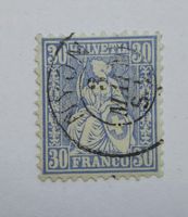 Sitzende Helvetia . ZNr. 41 schön gestempelt . Nyon .