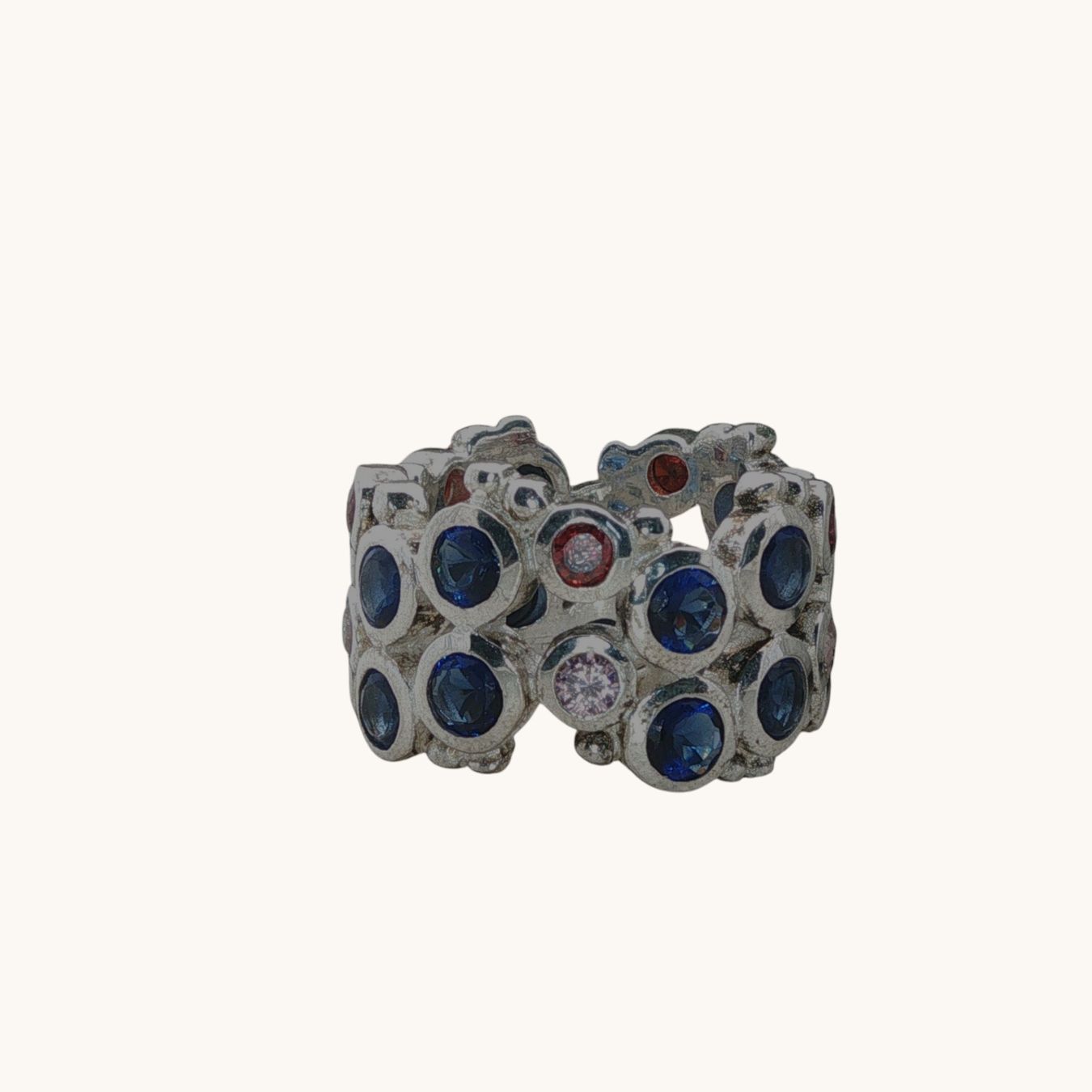 Olga Ribler Ringe: Ring Silber mit Saphiren Grösse 55 – Neu (gemäss Beschreibung) aus Luzern von MonikaS03 5