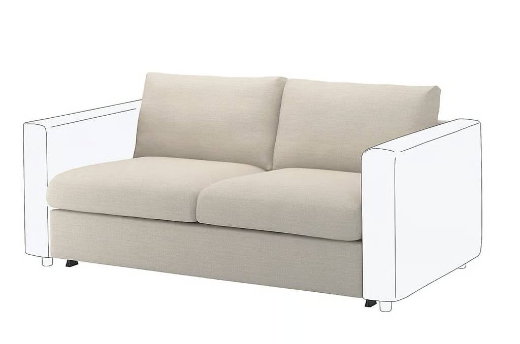 Divani: VIMLE Bezug 2er-Bettsofaelement, Gunnared beige – Usato da Basel venduto da art_prk8