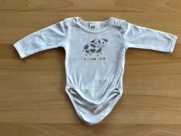 Baby Body mit Kuh-Aufdruck Grösse 50
