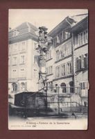 FRIBOURG - Fontaine de la Samaritaine - 1905 taxée