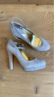 Lele Pyp Wildleder Pumps mit Plateau, Grösse 38.5– neu