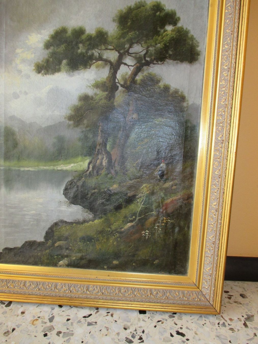 Dipinti: Antikes Bild, 19.Jht. Landschaft, schön! – Usato da Grenchen venduto da elibethma 9