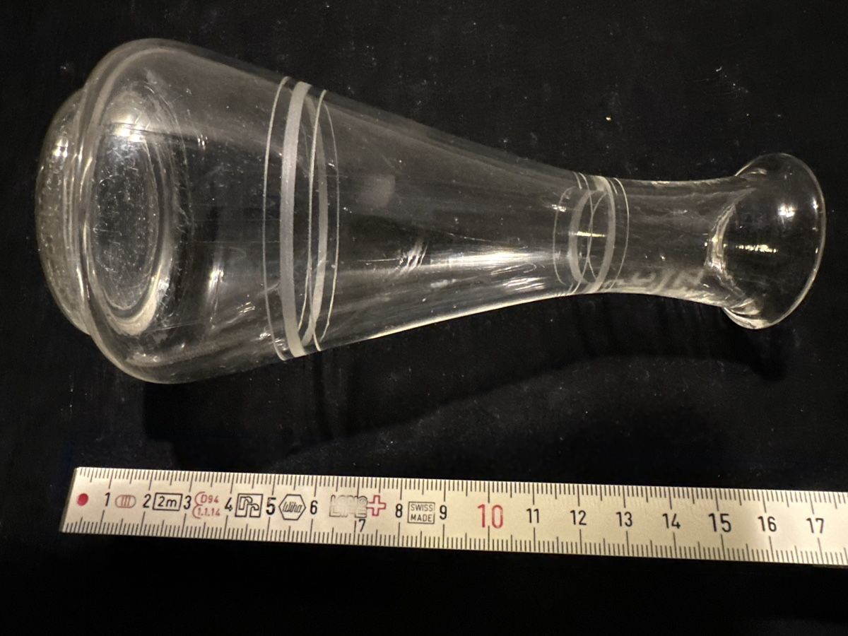 Caraffe: Antike Glas- Karaffe Deko Glas 17,5cm cm – Usato da Zürich venduto da Chaeffeler 2