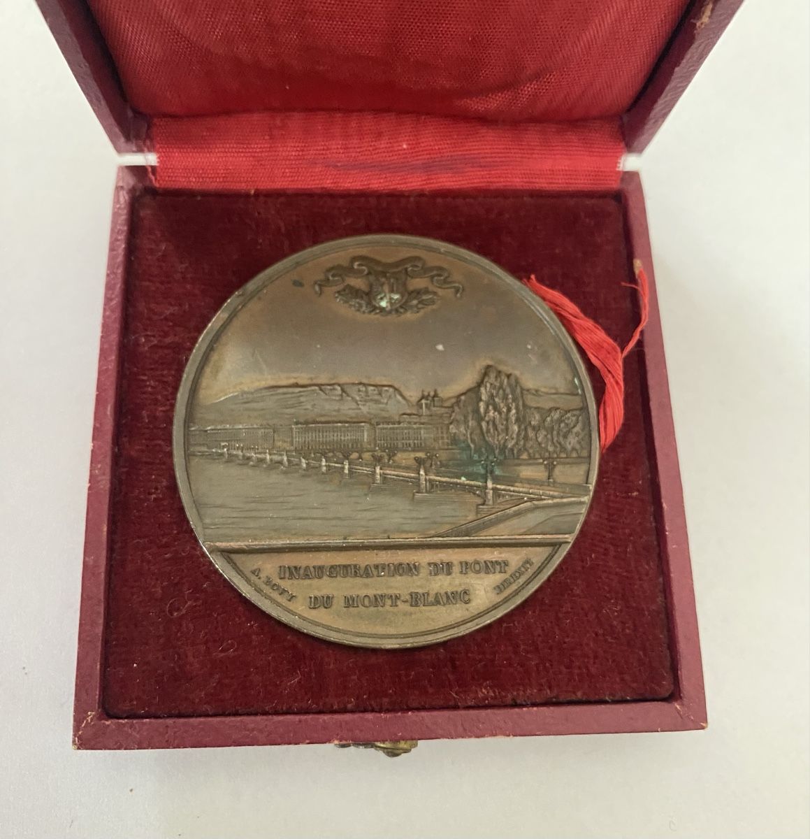 Medaillen: Médaille en bronze 1862  – Gebraucht aus Genève von Mar7319 3