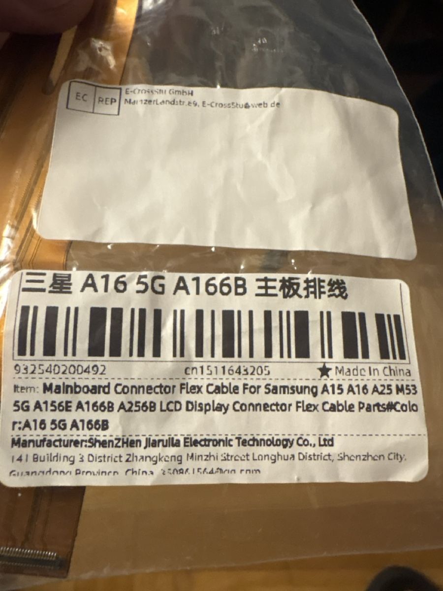 Samsung Kabel: Flex Cable A26 SS-A166B CTC R03 YW25-0915 – Neu und originalverpackt aus Lugaggia von Turi77 1