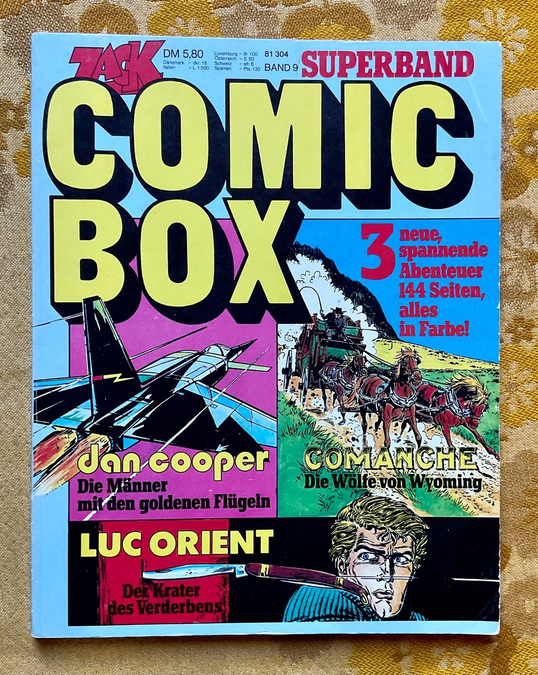 Fumetti: Zack Comic Box Nr 9 Superband von 1974 – Usato da Endingen venduto da nathan05