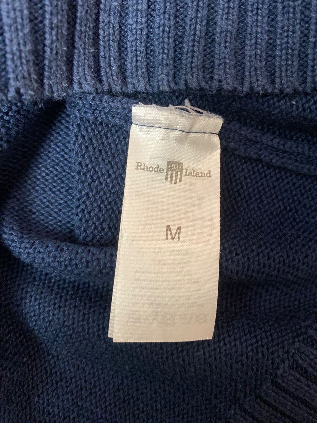 Maglioni & Felpe: Herrenpullover Rhode Island Gr. M, Marineblau – Usato da Thalwil venduto da sheepowl 3