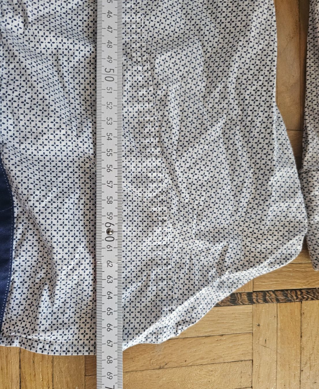 Eterna Blusen: Eterna Bluse Gr. 36 weiss gemustert Stretch Baumwolle – Neu (gemäss Beschreibung) aus Füllinsdorf von Sunnebliemli7 4