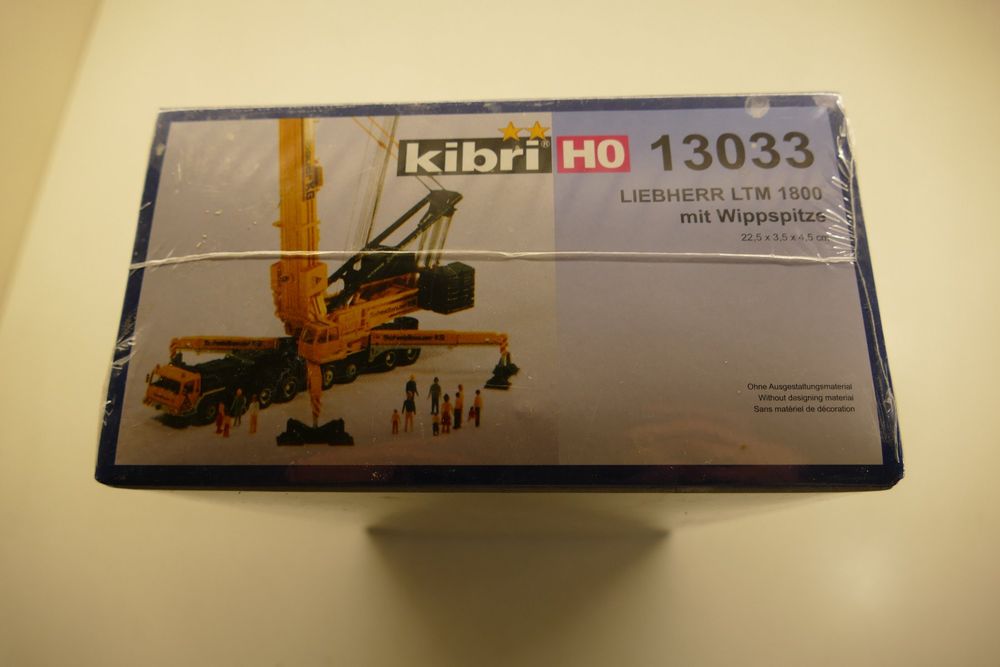 Kibri 13022 H0 Grue Télescopique LIEBHERR LTR 1800 - Kit Maquette à Monter