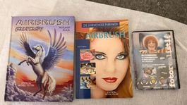 Airbrush Bücher und eine DVD