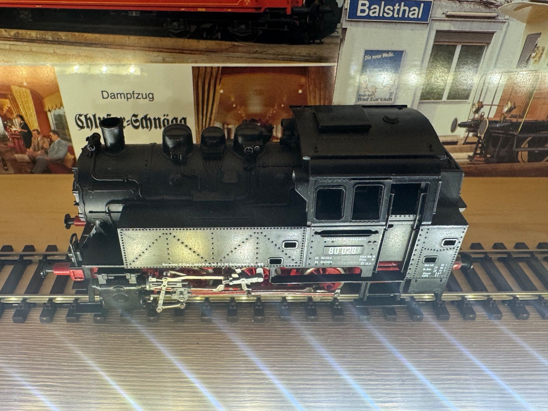 Roco Modellini di ferrovie: 80 028 DB Dampflokomotivie Roco – Usato da Klarsreuti venduto da Sbirolipiero 1