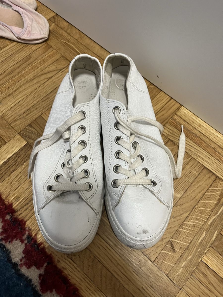 Paul Green Scarpe da donna: Baskets Paul Green blanches cuir taille 39 – Usato da Zürich venduto da Noemie1994