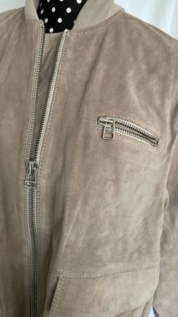 Neue 2000s Vintage Wildlederjacke für Herren