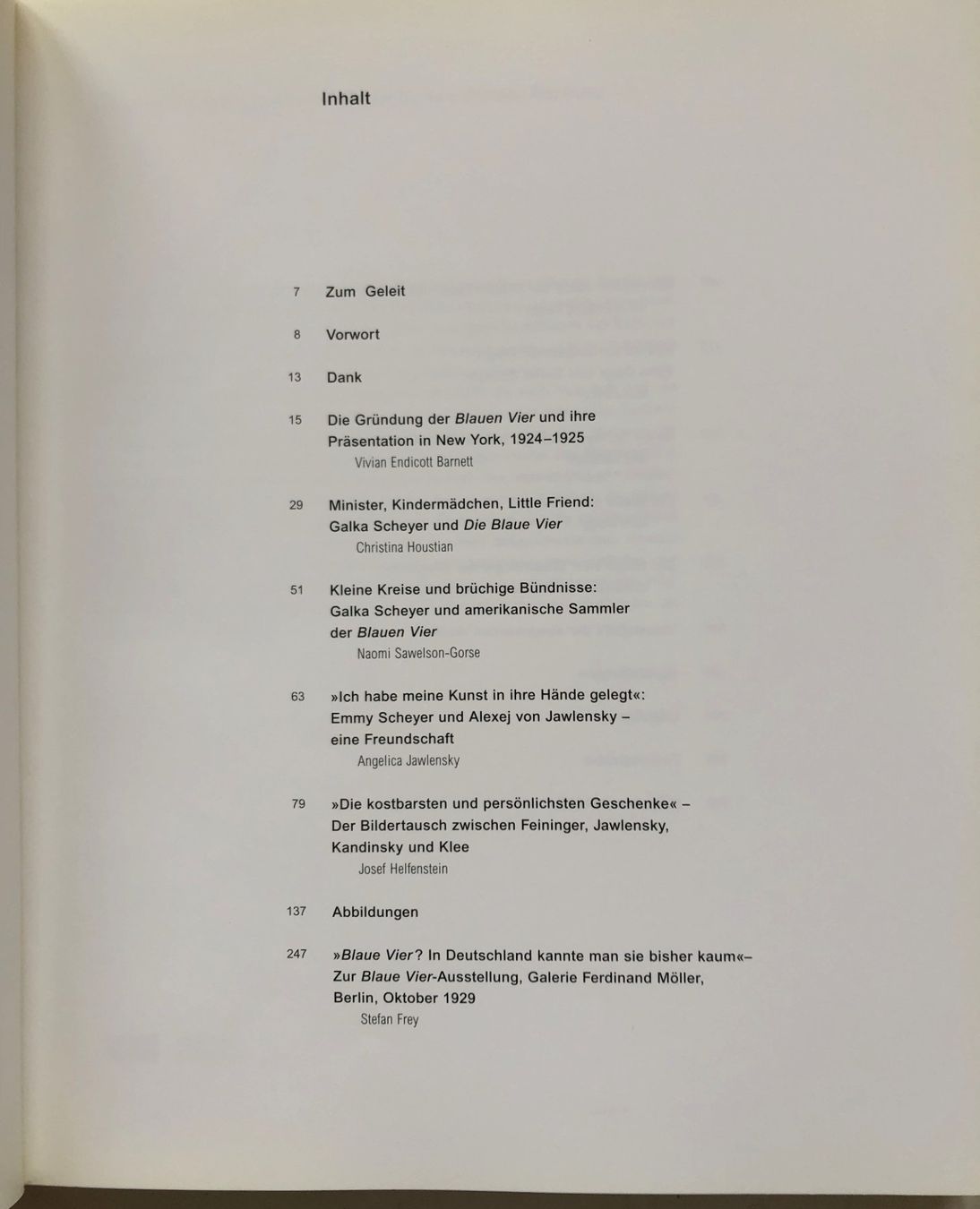 Libri: Die Blaue Vier - Feininger/Jawlensky/Kandinsky/Klee – Usato da Schaffhausen venduto da durruti 3