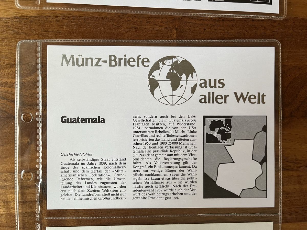 Tutti le monete: Münzbrief, 4 Stück – Usato da Netstal venduto da C-Joana 3