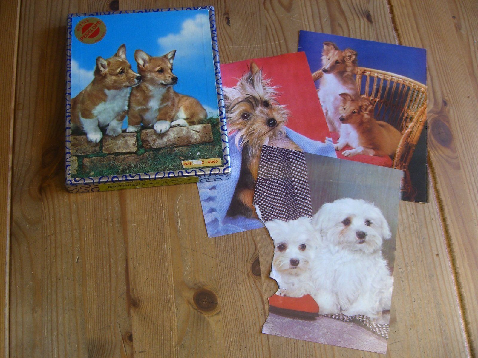 Puzzles: herziges"Penelope" 4er Holz-Puzzle/Tiere – Gebraucht aus Winterthur von Gaia 6