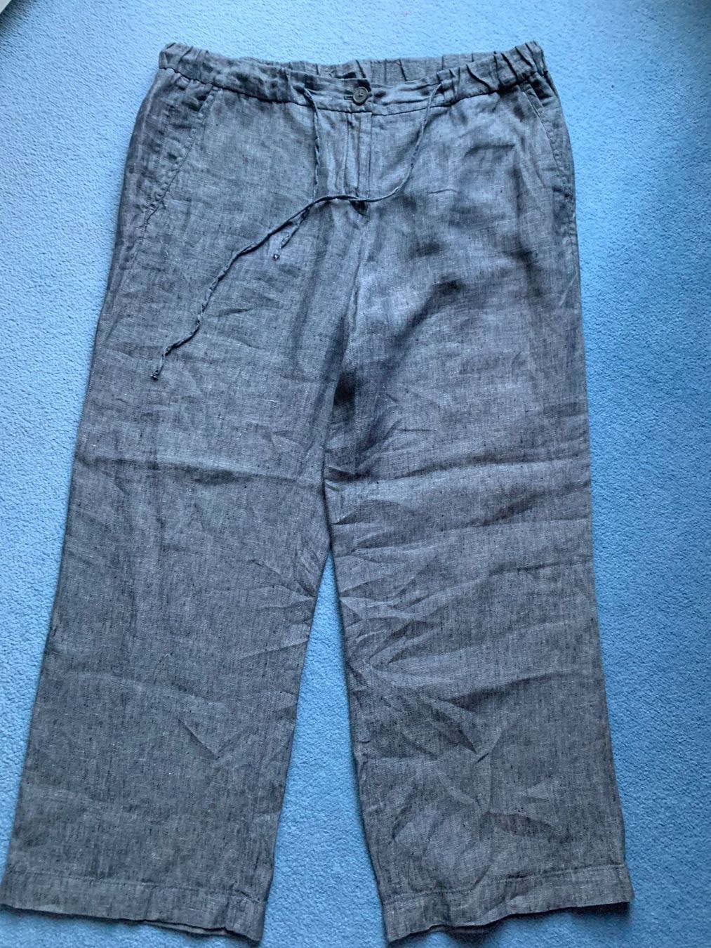 Opus Pantaloni: OPUS Leinen-Culotte "Maritta", Gr. 42 – Usato da Wiesendangen venduto da Babalegi
