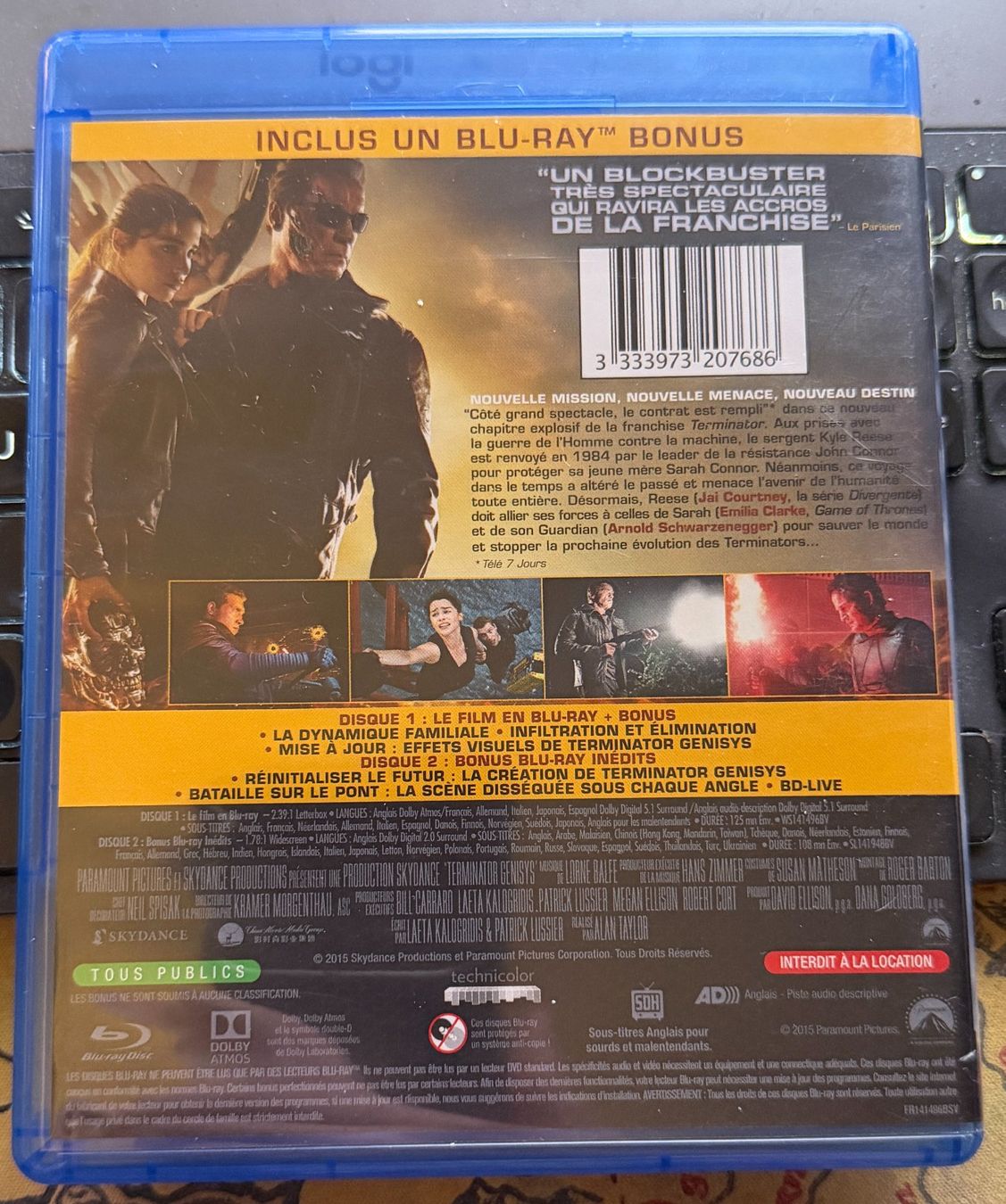 Tous les DVDs: Terminator Genisys (2015) - Blu-ray – D'occasion à Semsales par __Florian__ 2