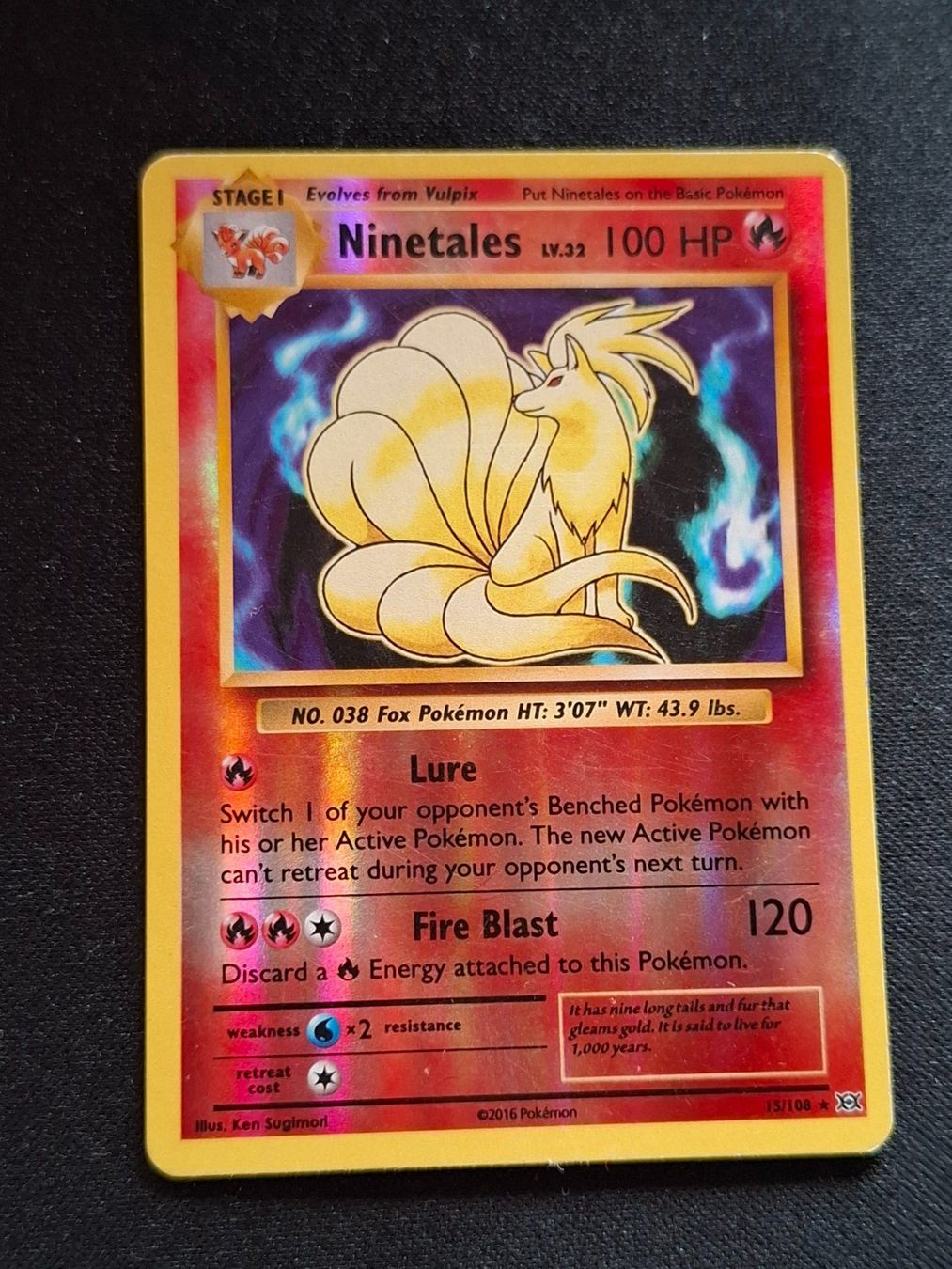 Pokémon Sammelbilder & Trading cards: Pokemon Ninetales 15/108 Reverse Evolutions – Gebraucht aus Gammen von Karbax
