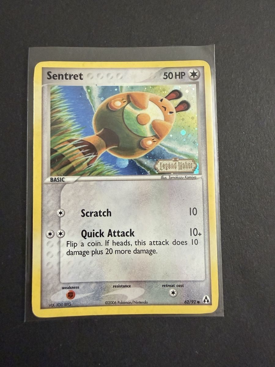 Pokémon Carte collezionabili: Sentret Reverse Holo 62/92 Pokemon Legend Maker MP – Usato da Adliswil venduto da Parosek