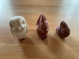Tierfiguren mit beweglichem Kopf