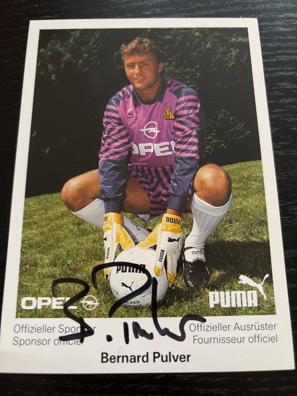 Autografi: Bernhard Pulver YB – Usato da Uetendorf venduto da hoisle