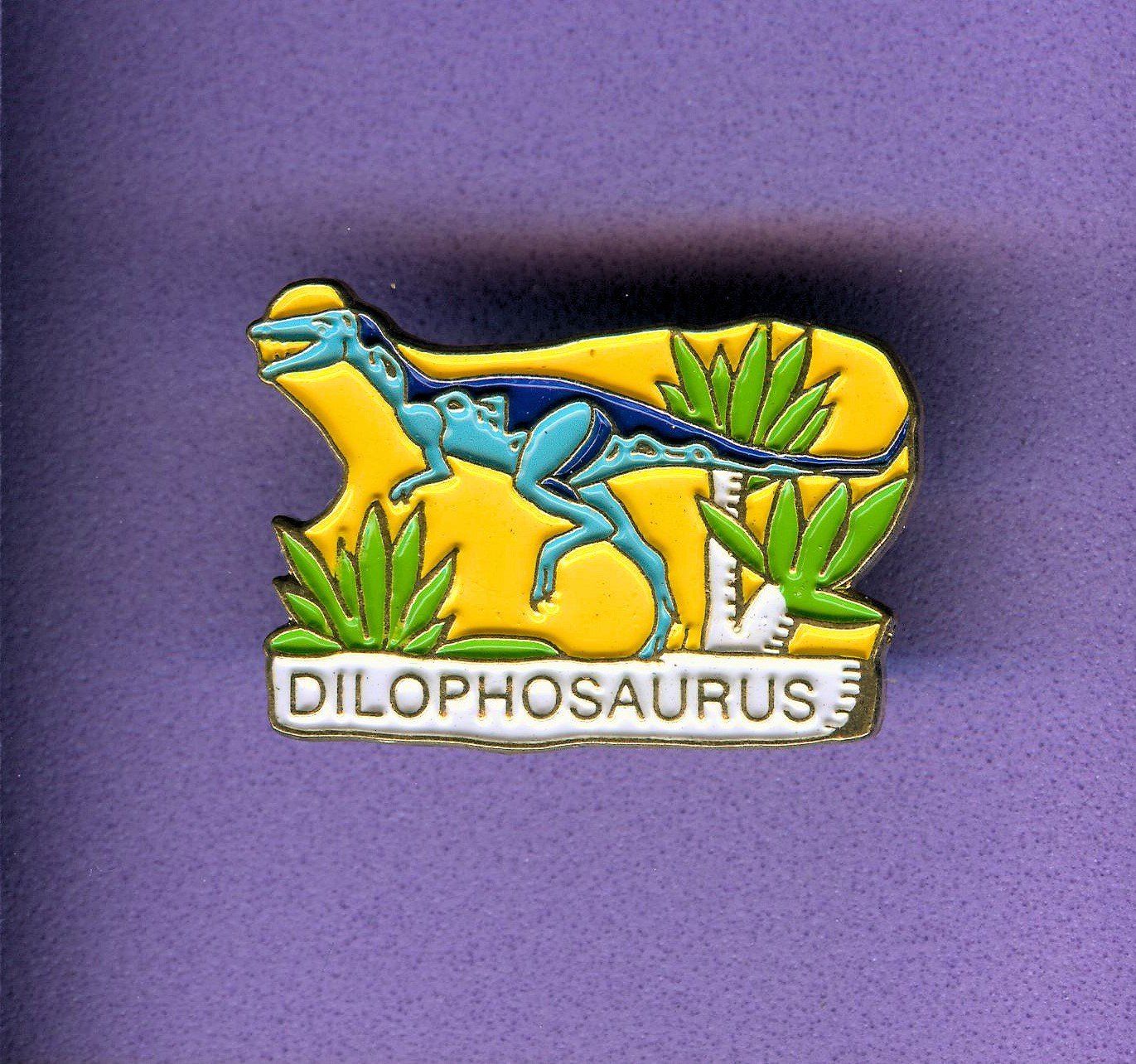 Plaketten & Abzeichen: Saurier  DILOPHOSAURUS – Gebraucht aus Winterthur von Sammleroase