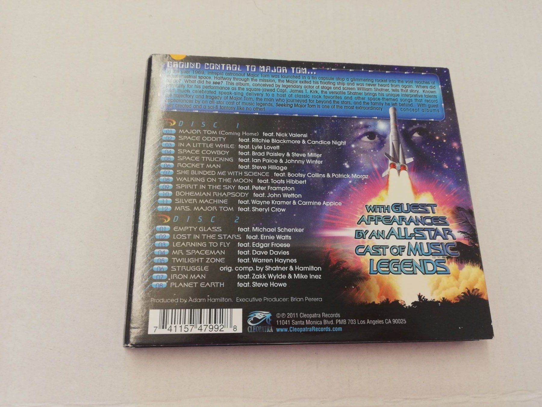 CD: WILLIAM SHATNER - SEEKING MAJOR TOM – Usato da Bern venduto da Vinylsound.ch 1