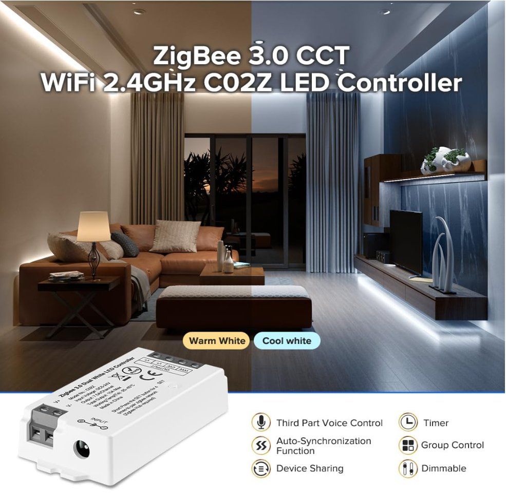 Interrupteurs: BTF-LIGHTING C02Z Zigbee 3.0 LED Controller CCT COB 5050 – D'occasion à Reinach AG par King_Felice 1