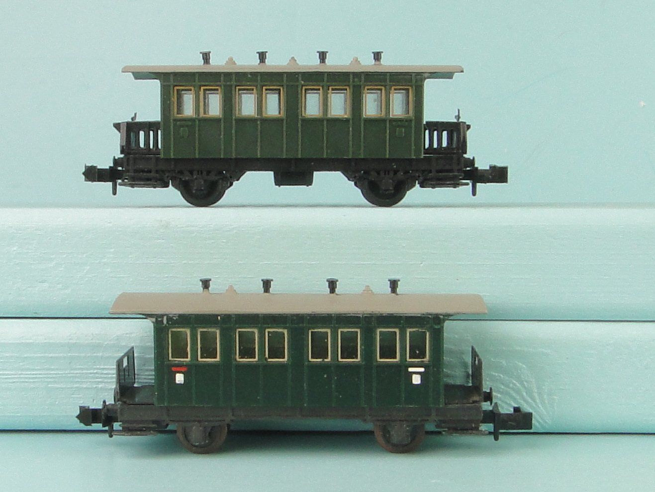 Trix Modellini di ferrovie: Minitrix 4 X  Länderbahn Wagen – Usato da Bülach venduto da Albitrain 2