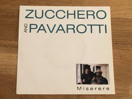 Zucchero & Pavarotti. 7“ Single. 1992. Miserere
