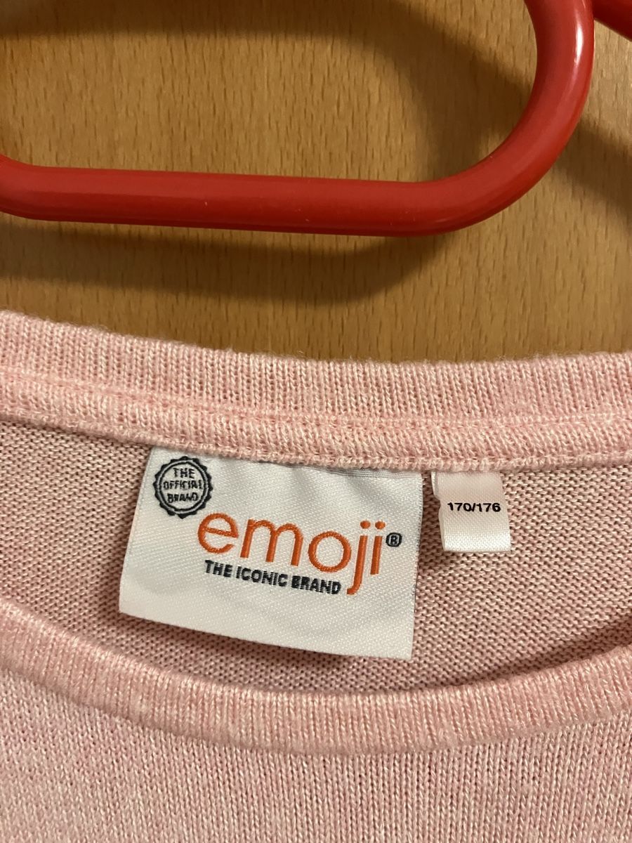Pullover & Sweatshirts: Pull rose Emoji C&A, Taille 170/176, manches longues – Gebraucht aus Bex von epsonstylus 2