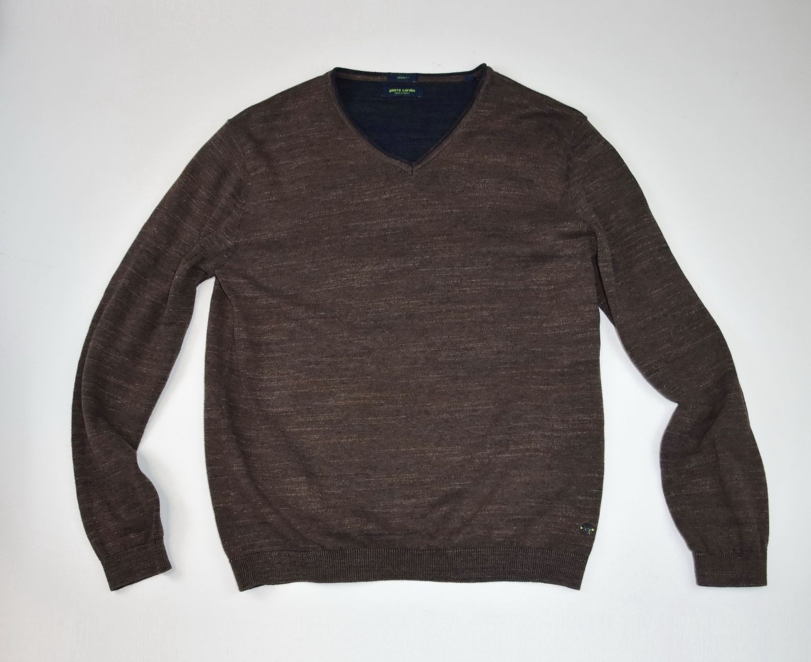 Pierre Cardin Maglioni & Felpe: Pierre Gardin Herren Pullover V-Neck Denim /braun/Gr.M – Usato da Wohlenschwil venduto da ABC-Vintage 5