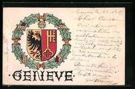 Geneve, Wappen mit Adler und Schlüssel