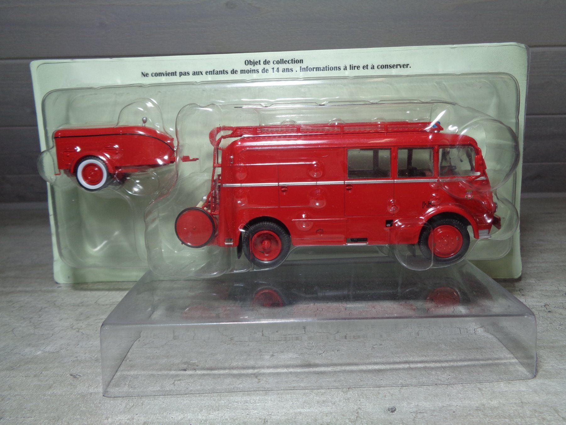 Modellbausätze & Standmodelle: Hachette 1:43 Camion Berliet GLA 19 Pompier – Neu und originalverpackt aus Reconvilier von rallycar
