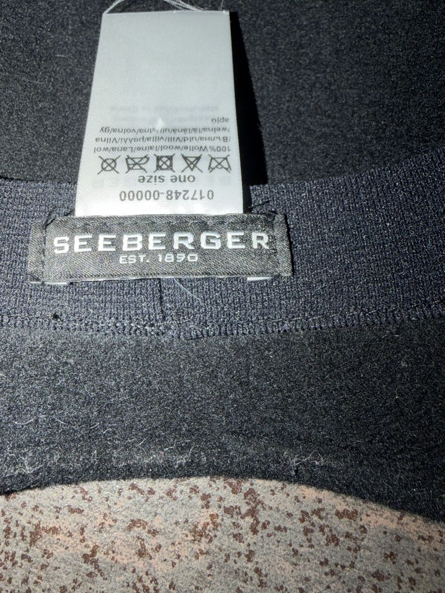 Copricapi, berretti & cappellini: Seeberger Woll Hut 58 schwarz  – Nuovo (secondo la descrizione) da Dornach venduto da samuti 3