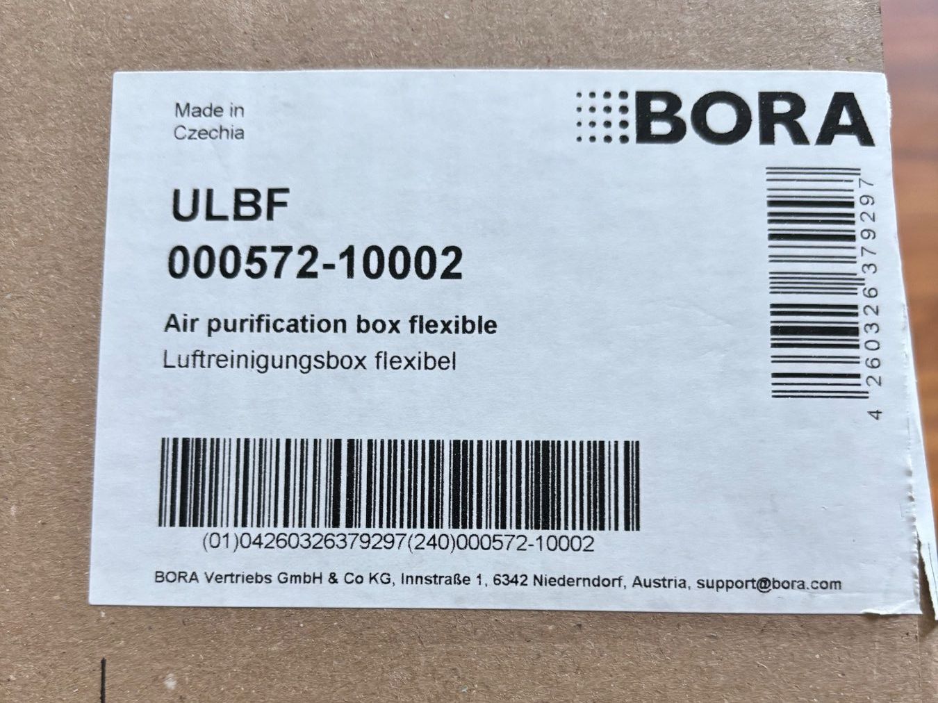 Ventilazione: Bora ULBF Luftreinigungsbox flexibel – Nuovo e nell'imballaggio originale da Zürich venduto da superhelga 1