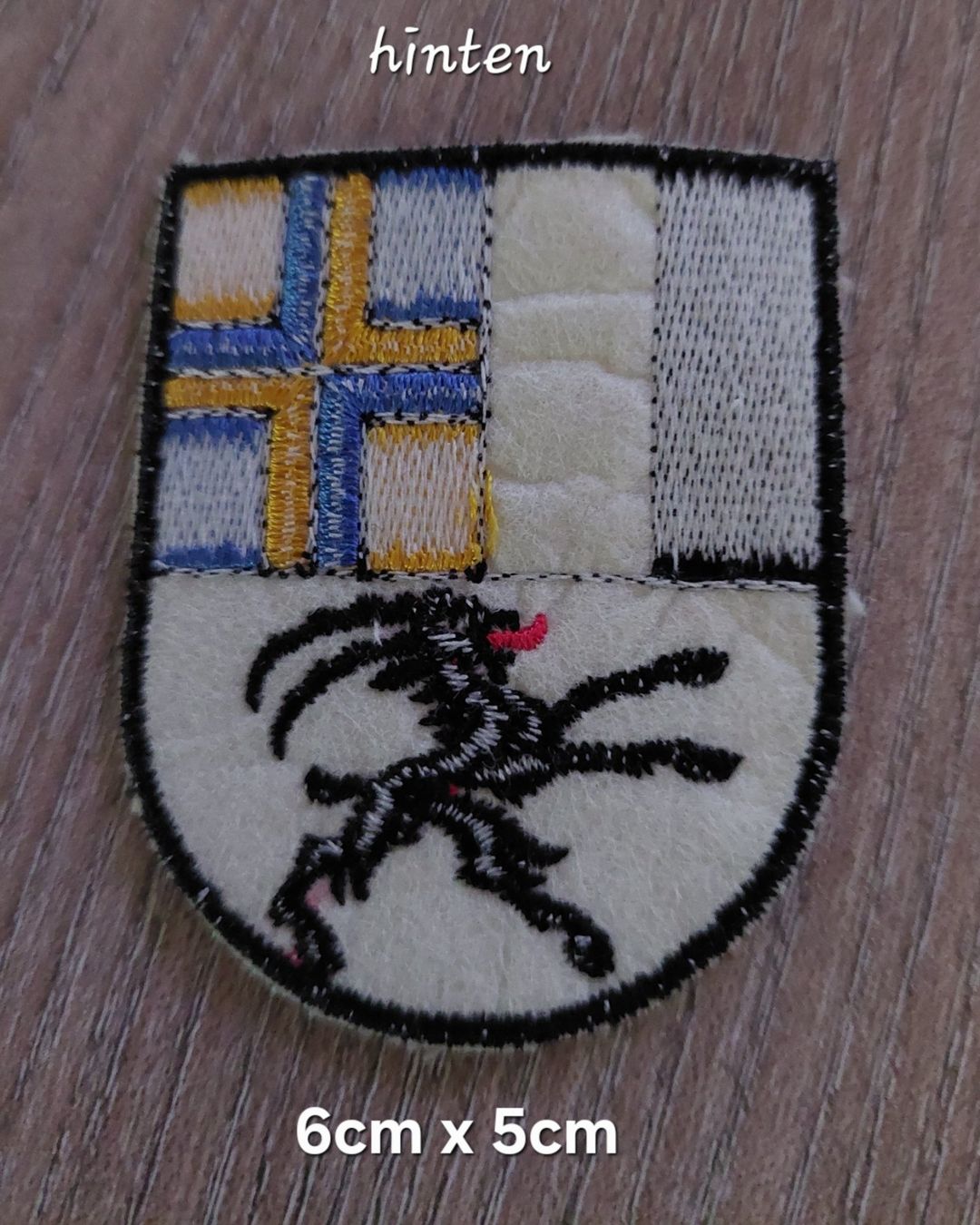 Swiss Plaketten & Abzeichen: Badge , Patch, Aufnäher Graubünden ; Steinbock+Wappen (50) – Neu (gemäss Beschreibung) aus Schwarzenbach SG von Rigus 1