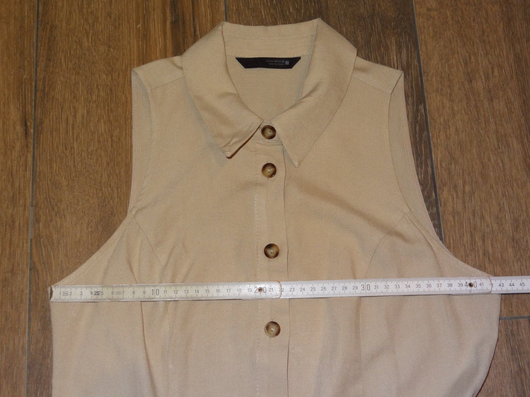 Zara Vestiti: Robe beige sans manches Zara taille M – Usato da Satigny venduto da salvatore73 2