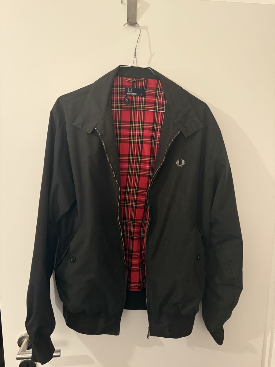 Tartan Bomberjacke Fred Perry Wachsjacke Fred Perry Harrington