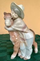 Statua porcellana LLADRO, Giovane con asinello. VINTAGE